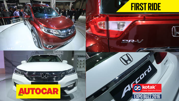 Honda BR-V, Accord India first look video